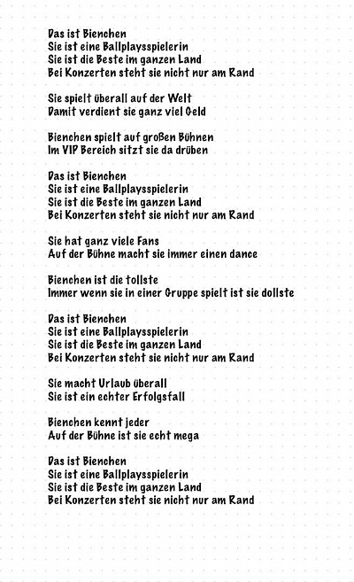 Bienchenfanclubsong
